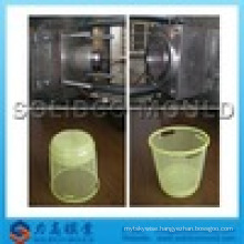 plastic injection garbage can mould, trash bin molding